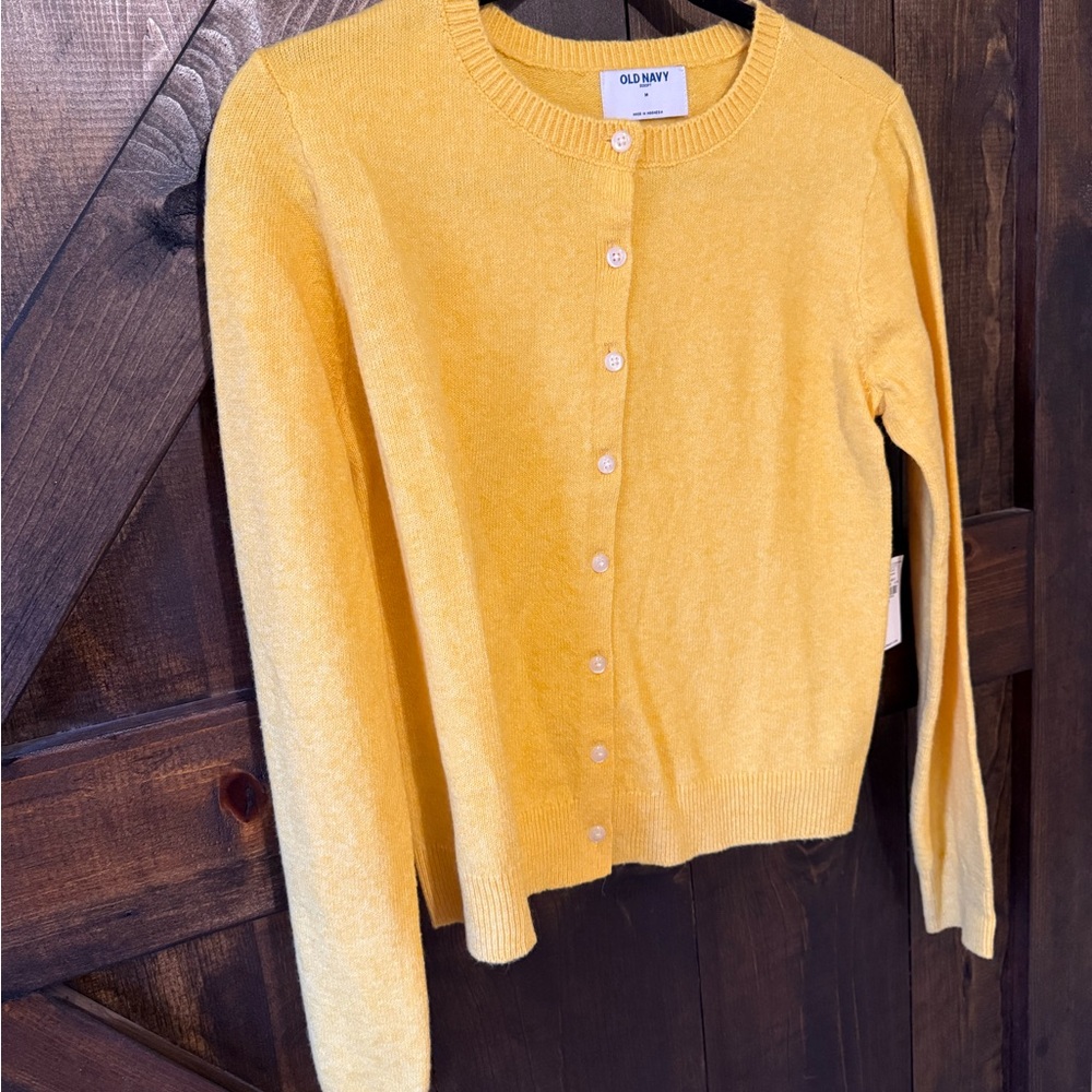 Old Navy Women's Sunny Yellow Cardigan